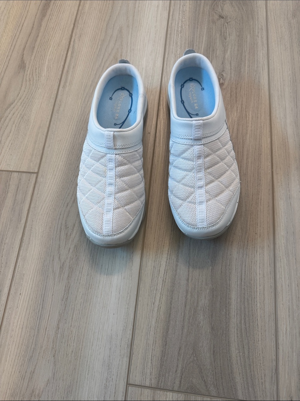 Easy Spirit White Quilted Slip-On Shoe